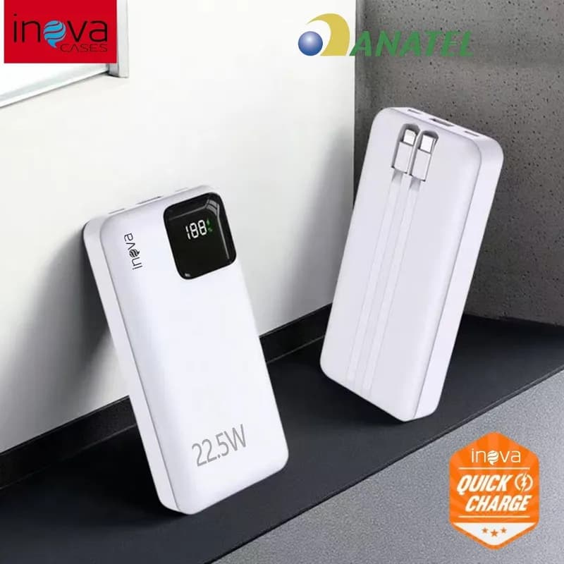 Inova Carregador Power Bank 22,5W Portátil