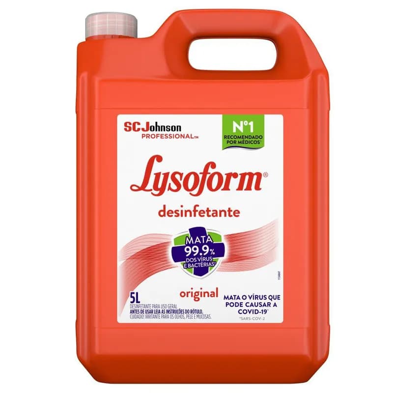 Desinfetante Lysoform Uso Geral Original 5L