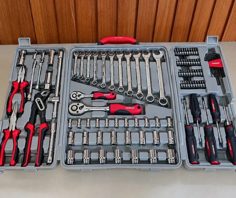 Kit Maleta de Ferramentas Worker 110 Peças