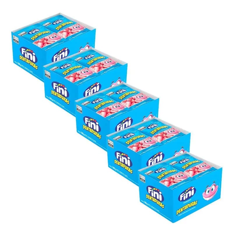 Kit Mini Dentaduras 60 pacotes FINI