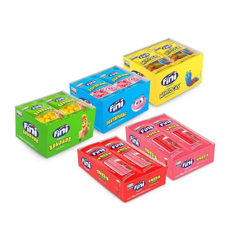 Kit Mix 60 pacotes de 15g cada FINI