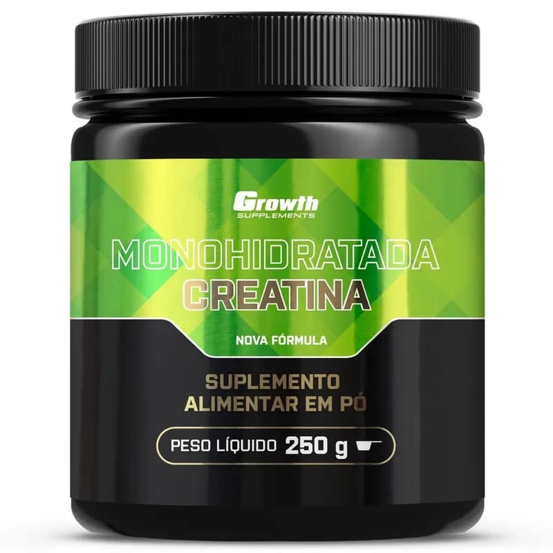 Creatina Monohidratada 250g Pó Growth