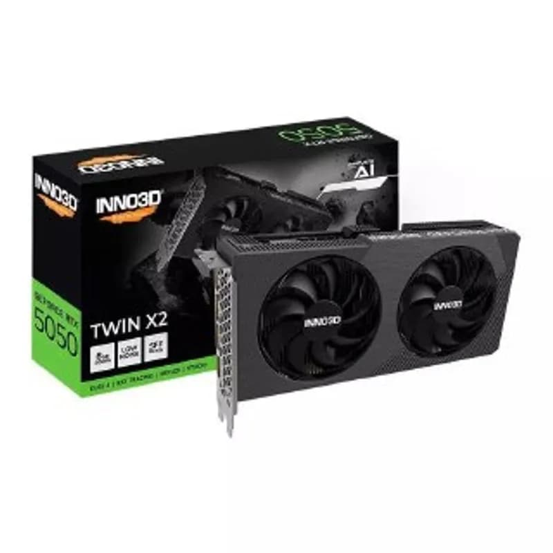 Placa de Vídeo INNO3D GeForce RTX 5050 Twin X2 8GB GDDR6