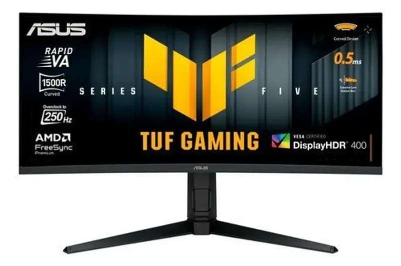 Monitor Gamer Asus TUF VG34WQML5A 34" WQHD 250 Hz Curvo