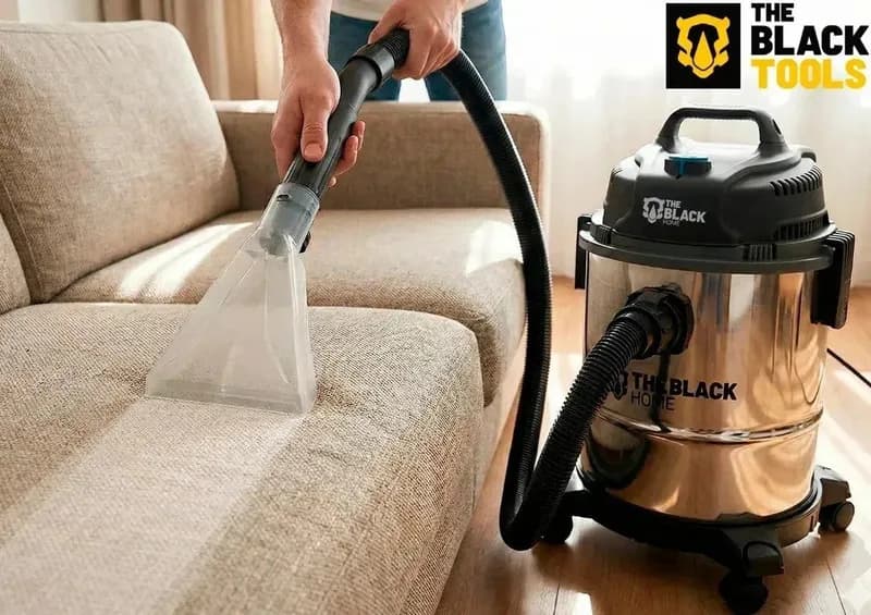 Aspirador De Pó/Água Inox 12L 1200W com Soprador e Extratora The Black Tools