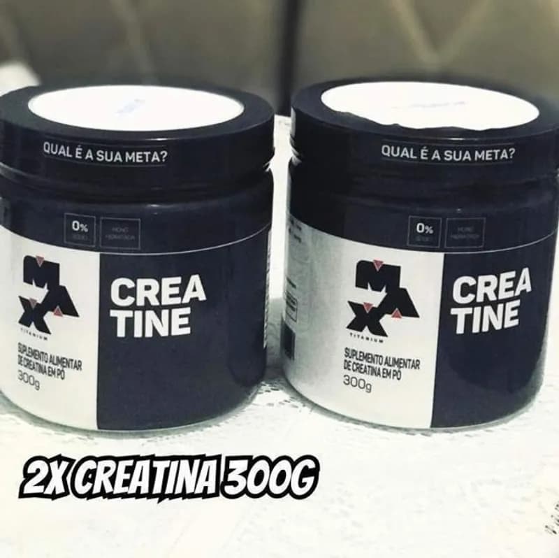 Kit 2x Creatina 300g Max Titanium