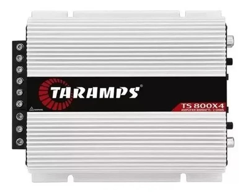 Módulo Taramps TS 800 RMS TS800X4 2 Ohms Amplificador 800W 4 Canais