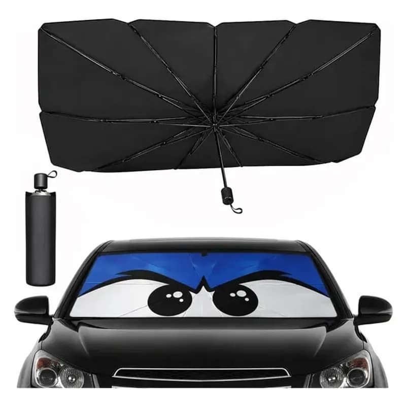 Quebra-Sol Para-brisa Automotivo Preto