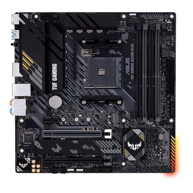 Placa-Mãe AMD AM4 Asus TUF GAMING B550M-Plus