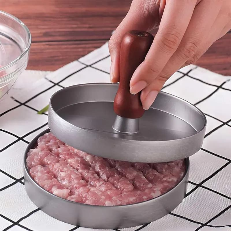 Forma Modelador de Fazer Hambúrguer 3 em 1 Antiaderente