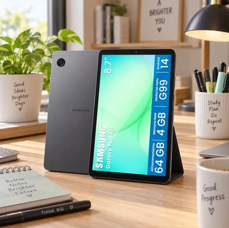 Galaxy Tab A11, 64gb, 4gb Ram, Tela De 8.7 , Bateria 5.100ma Cinza