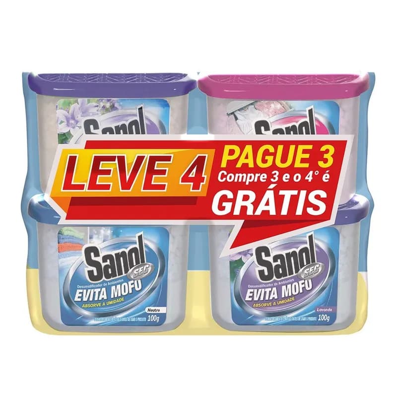 Kit Evita Mofo Sanol Sec Leve 4 Pague 3