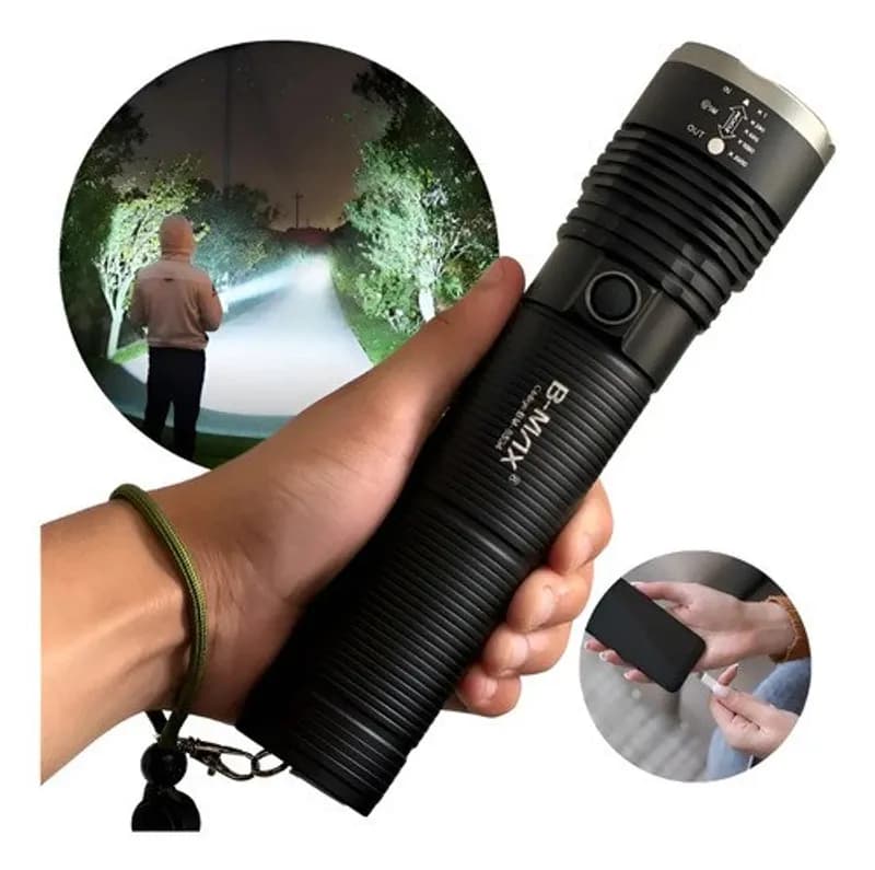 Lanterna LED Tática Militar Potente