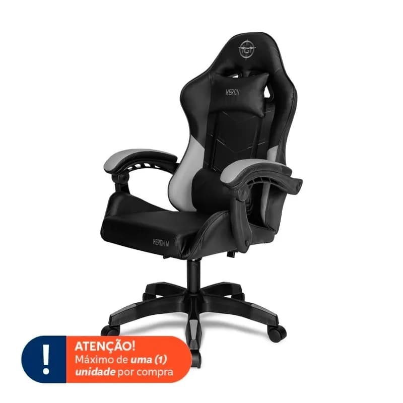 Cadeira Gamer TGT Heron M, Preto