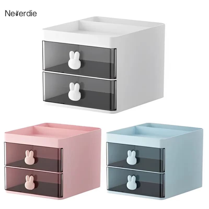 Organizador de Mesa Coelho Gaveteiro Multiuso