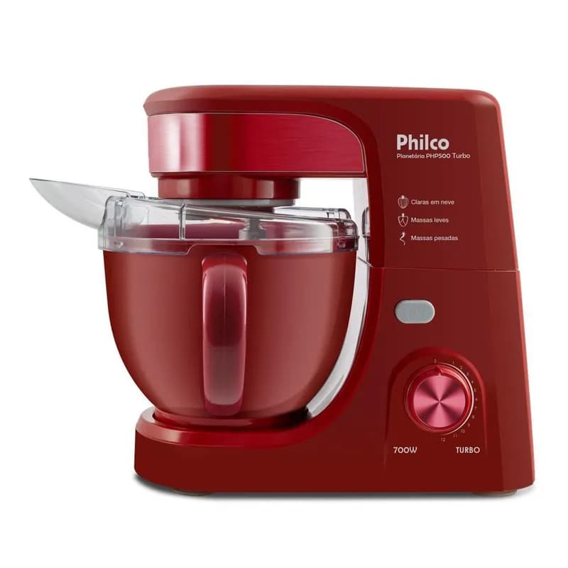 Batedeira Planetária Philco 4,5L Turbo Red