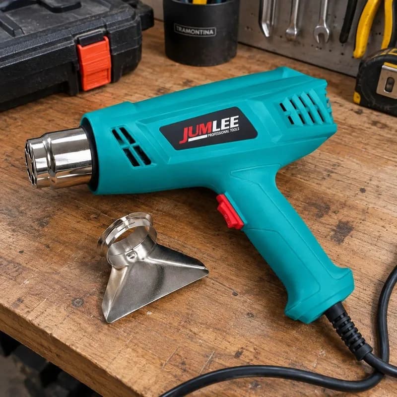 Soprador Térmico Profissional Assoprador Pistola Ar Quente Azul-celeste 110V