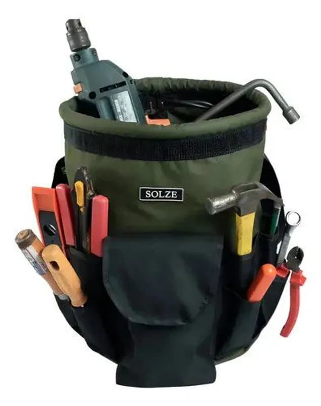 Bolsa Balde para Ferramentas de Eletricista Solze