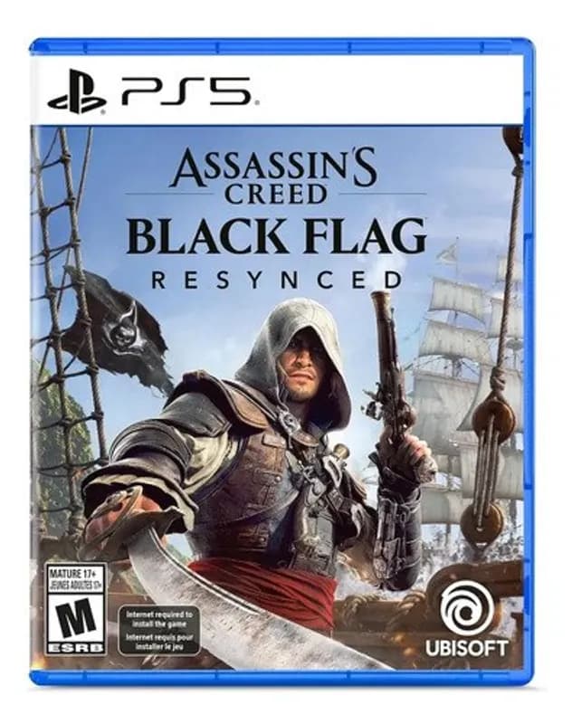 Assassins Creed Black Flag Resynced PS5 Mídia Física