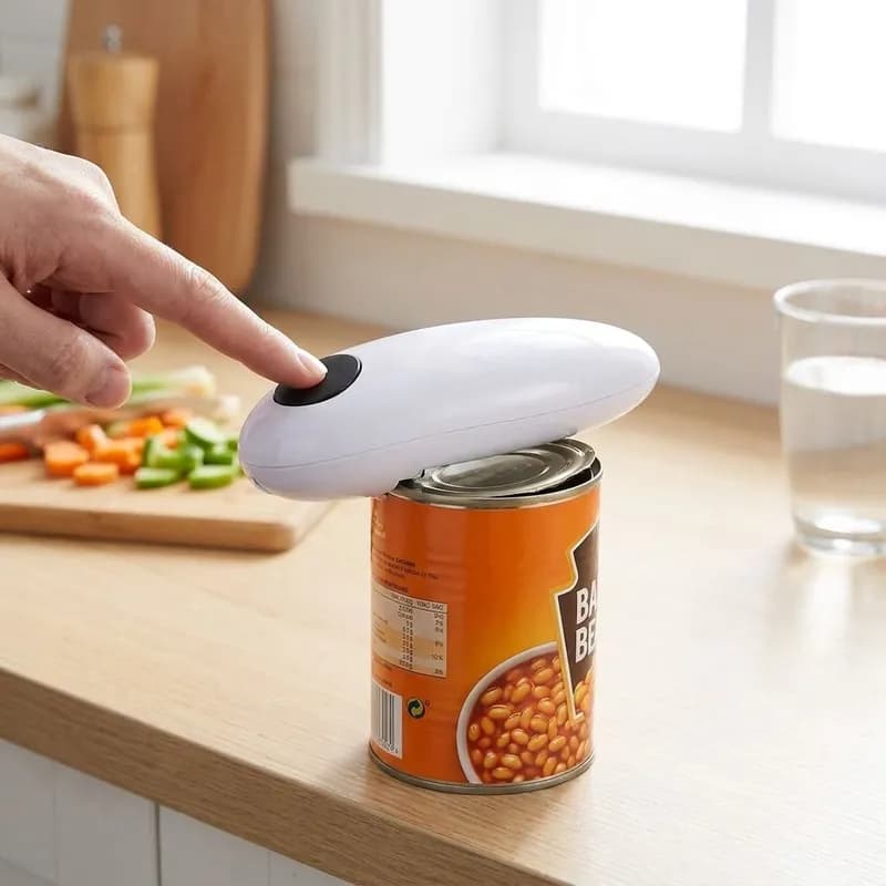 Abridor de Latas Elétrico RE179 Snel Home com Abridor de Garrafa