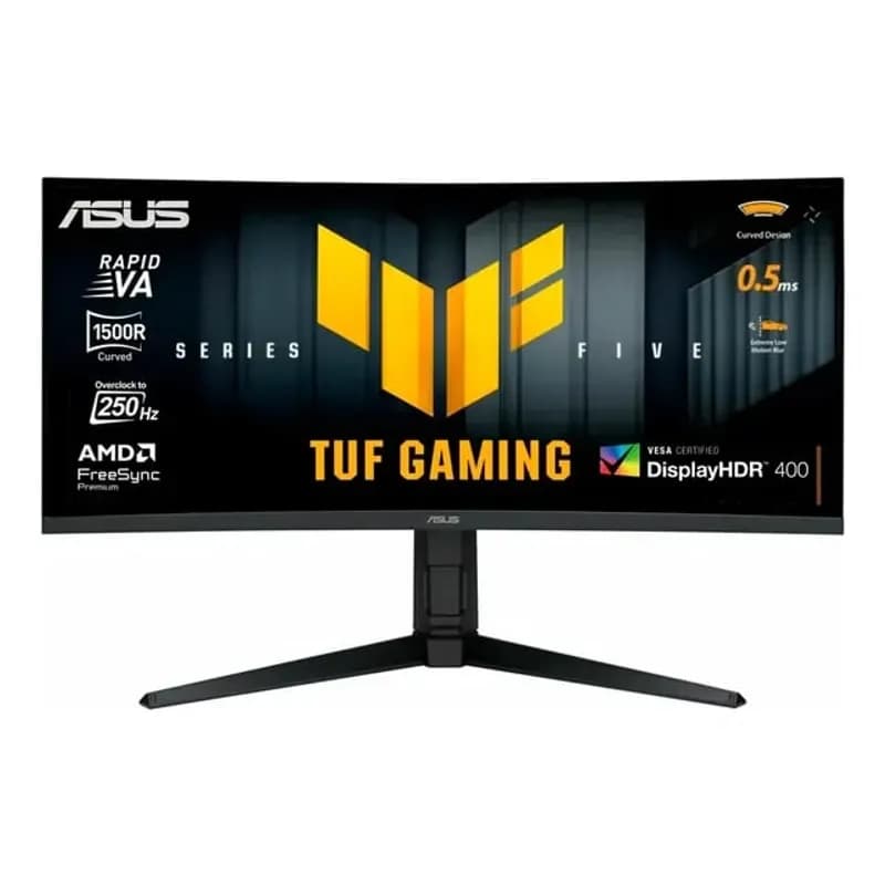 Monitor Gamer Curvo ASUS TUF 34" WQHD 250Hz 0.5ms Fast VA