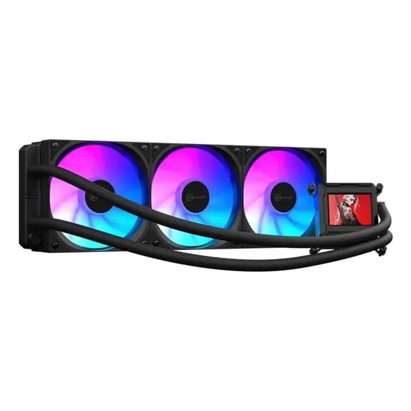 Watercooler Kalkan 360mm ARGB Aura LCD 360 Preto