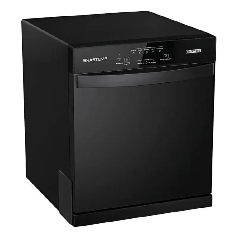 Lava-Louças Brastemp 8 Serviços Preta BLF08AE
