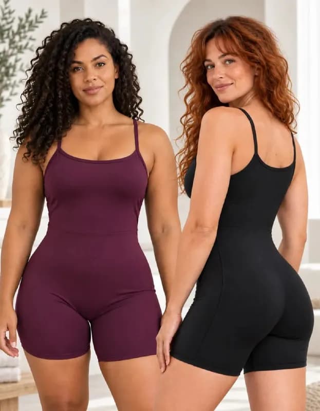 Kit 2 Macaquinhos Fitness Femininos