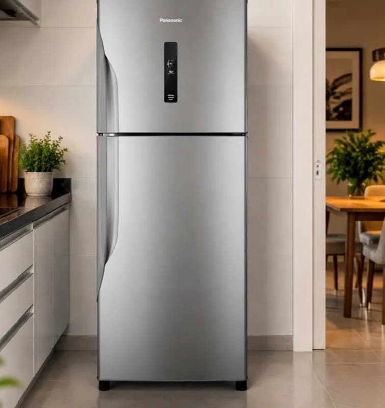Geladeira Panasonic 391L Inverter Inox Frost Free 220V NR-BT44PV3X