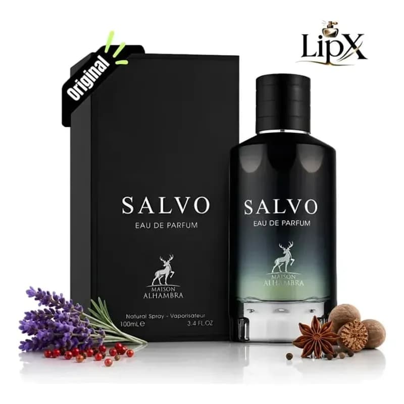 Perfume Masculino Árabe Salvo Eau de Parfum Alhambra 100ml
