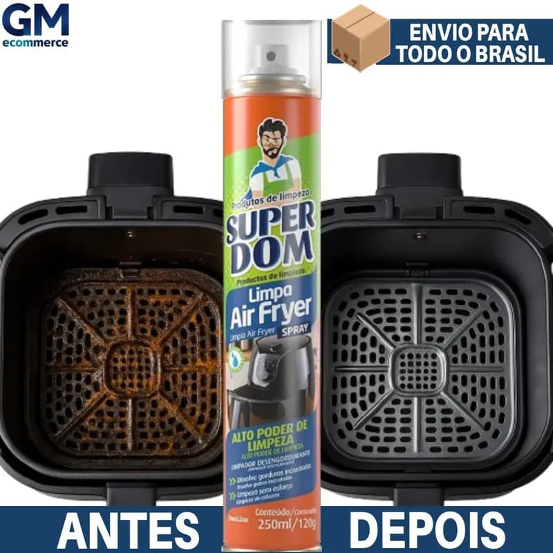 Limpa Air Fryer Spray 250ml Super Dom