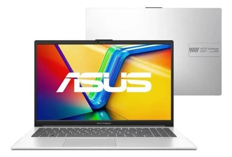 Notebook Asus Vivobook Go E1504GA Intel Core i3 N305 4GB RAM 256GB SSD Linux 15,6" FHD Silver