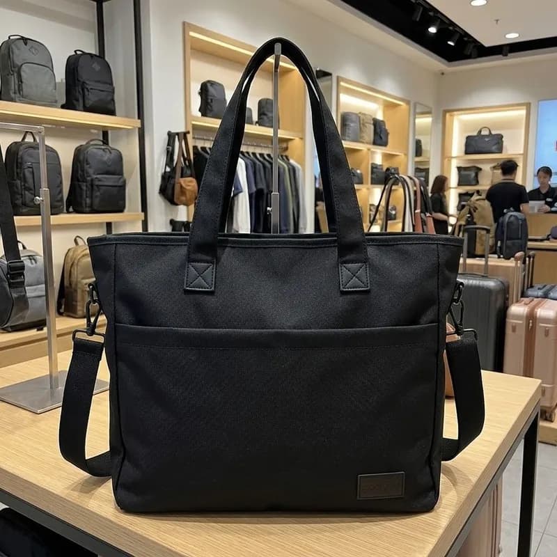 Bolsa Tote Bloom Godaily Leve Moderna Transversal Feminina Preto