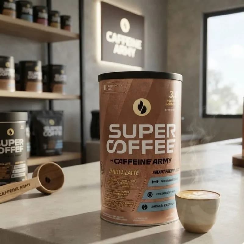 Supercoffee 3.0 380g Super Coffee Caffeine Army Sabor Baunilha