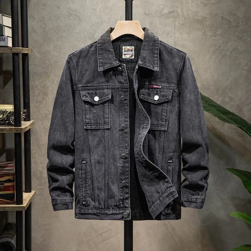 Jaqueta Jeans Masculina Estilo Coreano