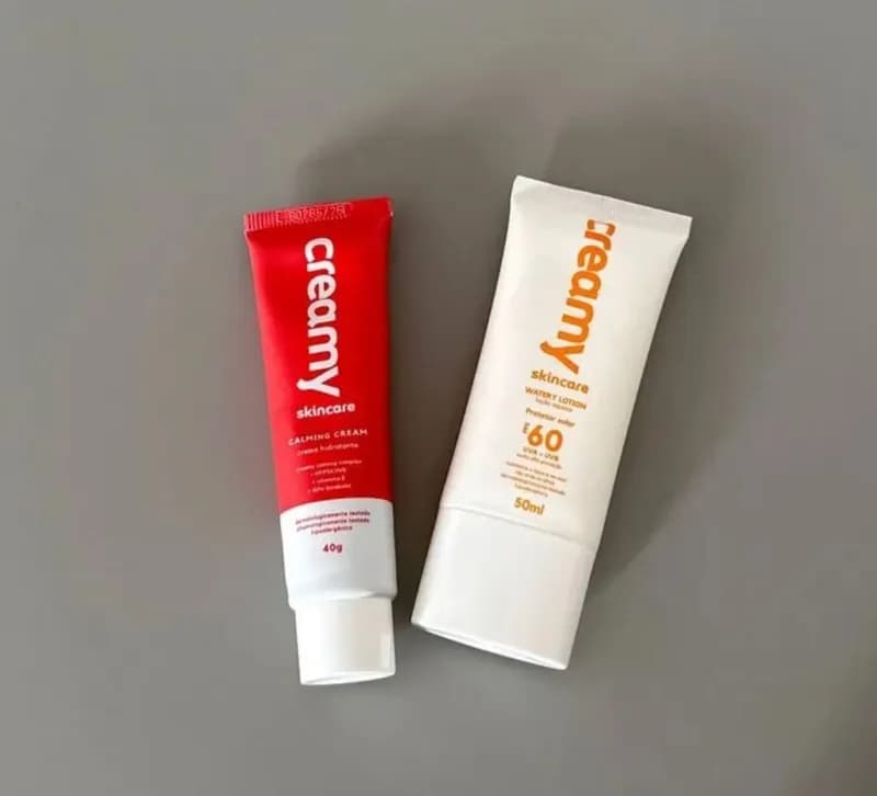 Kit Duo Protetor Solar FPS60 + Calming Cream - Creamy Skincare