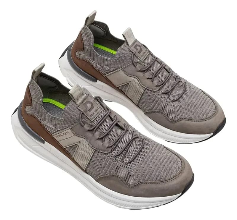 Tênis Democrata Knit Brad Ultra Light Casual Confortável