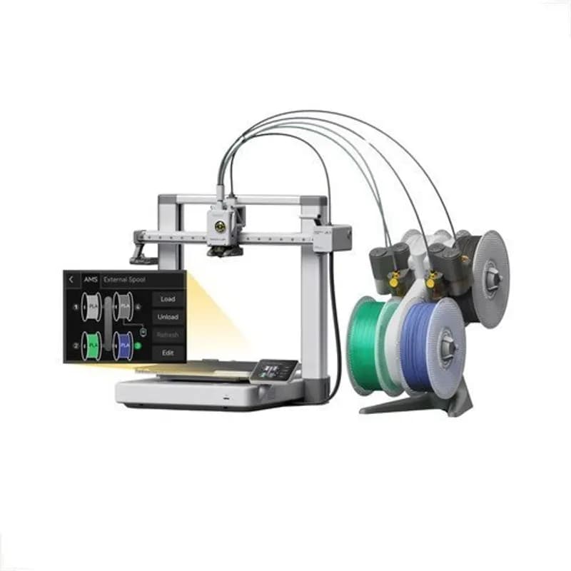 Impressora 3D Bambu Lab A1 Combo AMS Prateado