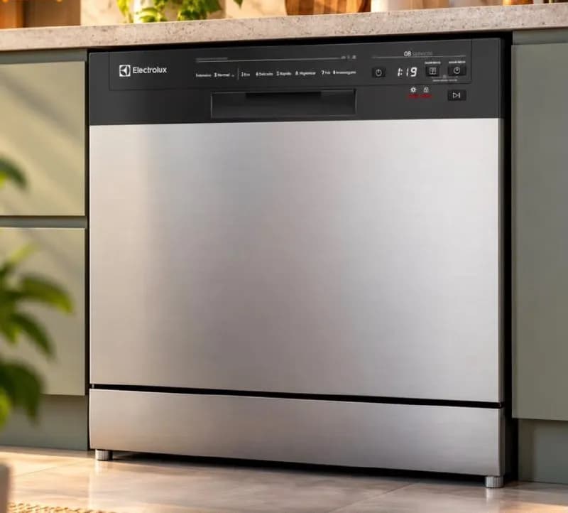 Lava-Louça Electrolux 8 Serviços Inox LS08E