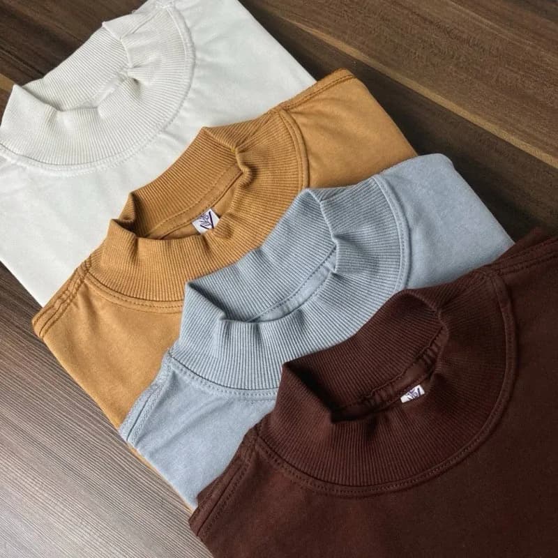 Tshirt Gola Alta Feminina Lisa 100% Algodão