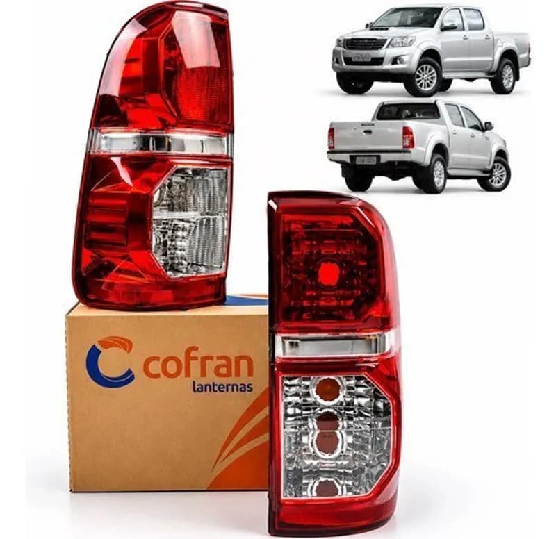 Par de Lanternas para Hilux 2005 a 2015