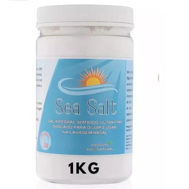 Soro Fisiológico em Pó para Lavagem Nasal Higiene do Nariz 1kg