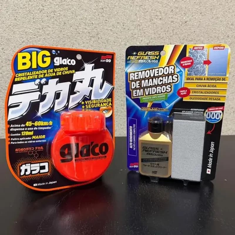 Kit Limpa Box Glass Refresh + Big Glaco Cristalizador 120ml