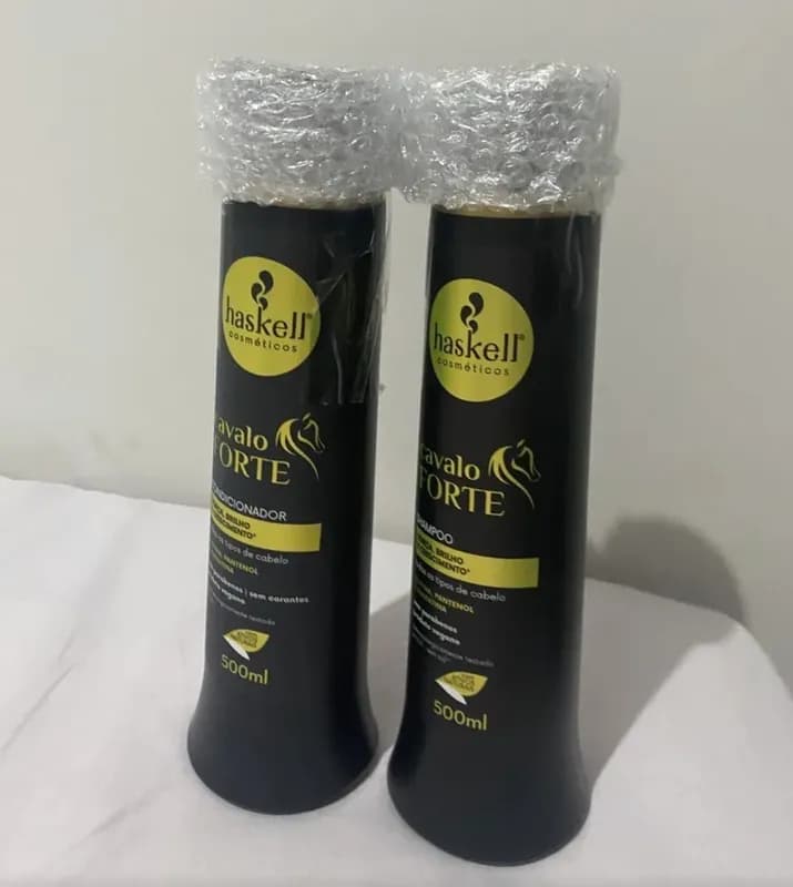 Kit Haskell Shampoo e Condicionador Cavalo Forte 500ml