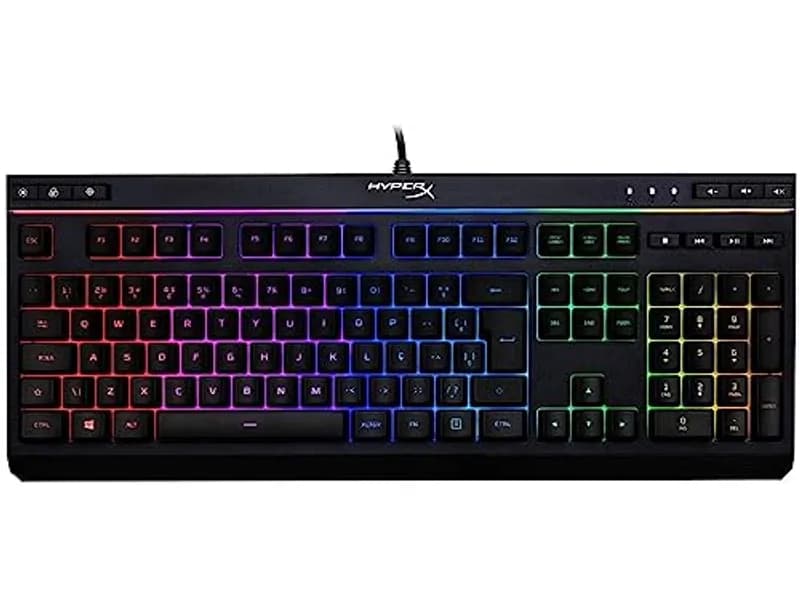 HyperX Teclado Gamer HyperX Alloy Core RGB, ABNT2, Preto