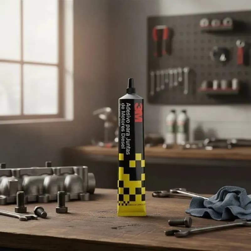 Adesivo Cola Junta de Motor Diesel Gasolina 3M 73g Preto