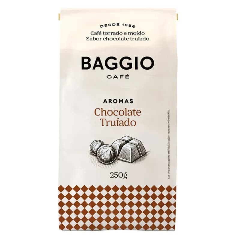 Baggio Café - Café Torrado e Moído Aromas Chocolate Trufado 250g