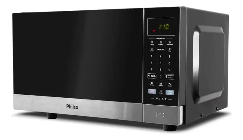 Micro-Ondas PMO30F Flat 28L Preto Espelhado Philco
