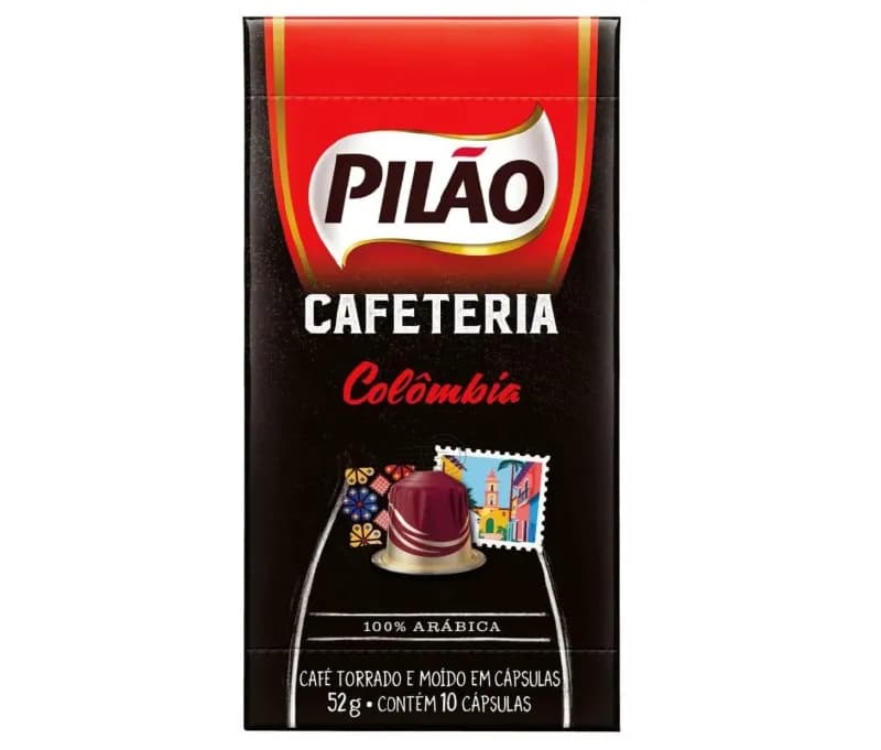Café em Cápsula Torrado e Moído Pilão Cafeteria Colômbia