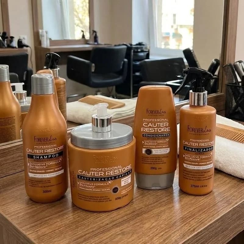 Kit Completo Cauterização Capilar Forever Liss